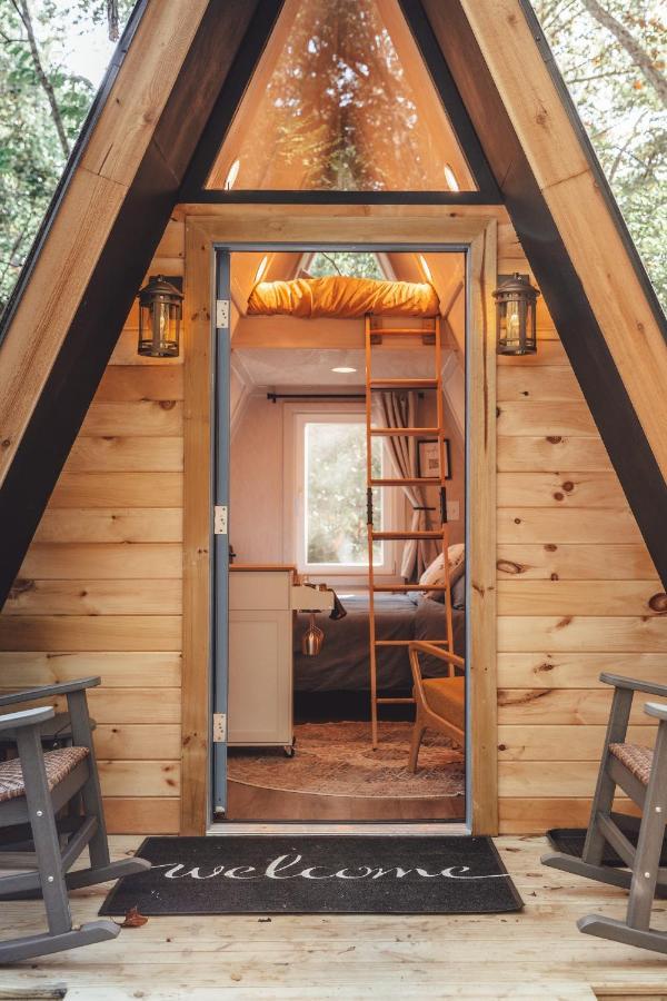 Апартаменты Blue Brambler Glamping A-Frame Rockbridge Экстерьер фото