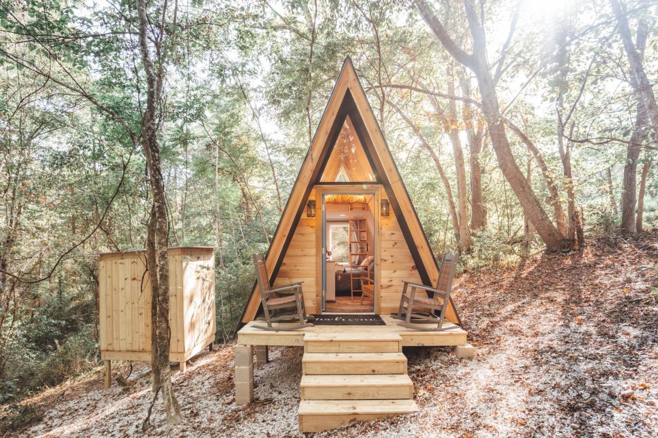 Апартаменты Blue Brambler Glamping A-Frame Rockbridge Экстерьер фото