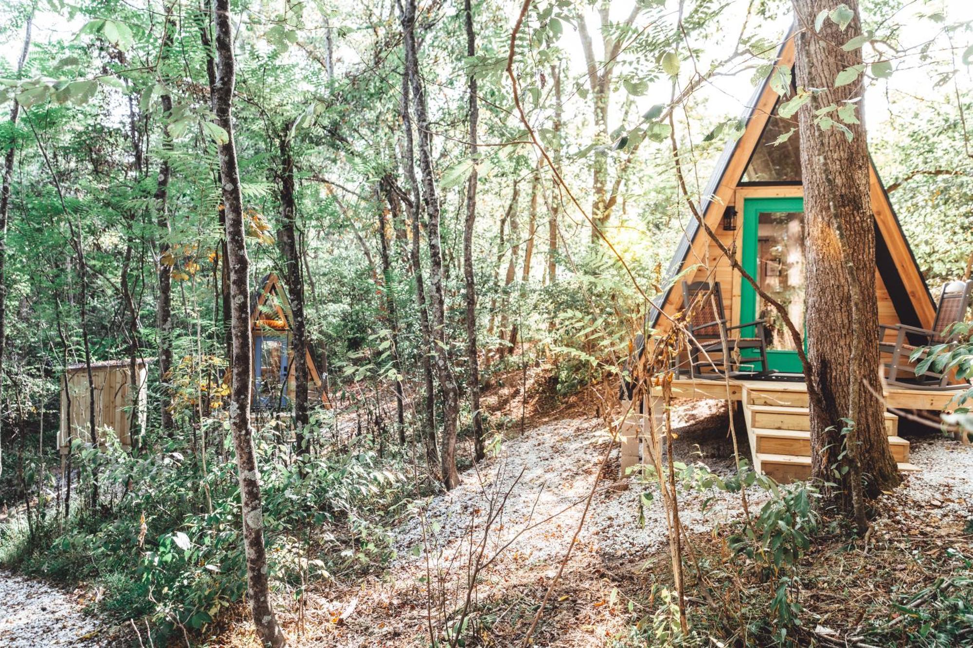 Апартаменты Blue Brambler Glamping A-Frame Rockbridge Экстерьер фото
